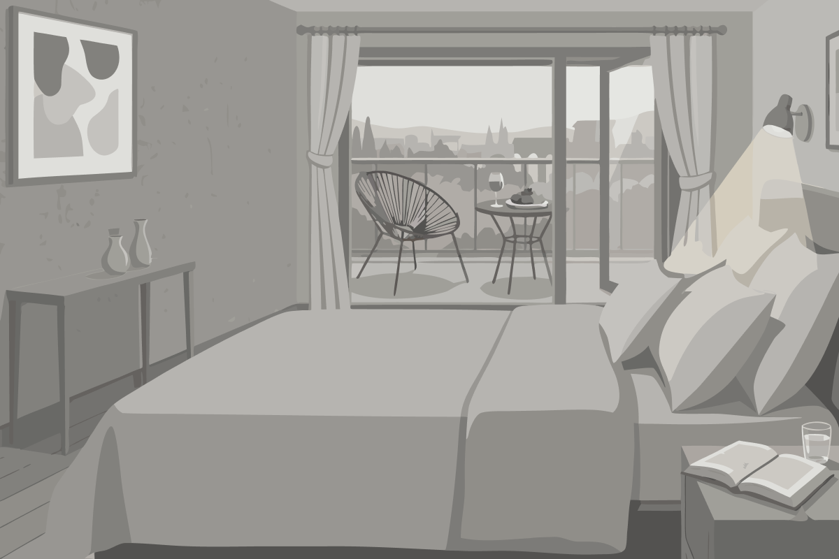 Appartamento Deluxe con 2 Camere da Letto e Vista Oceano